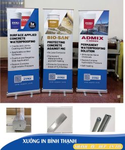 kích thước standee cuốn