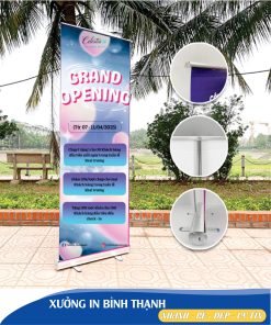 standee cuốn nhôm cao cấp