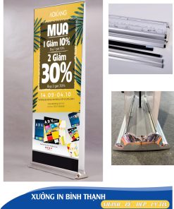 standee cuốn nhôm