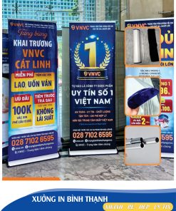 standee cuốn nhôm cao cấp