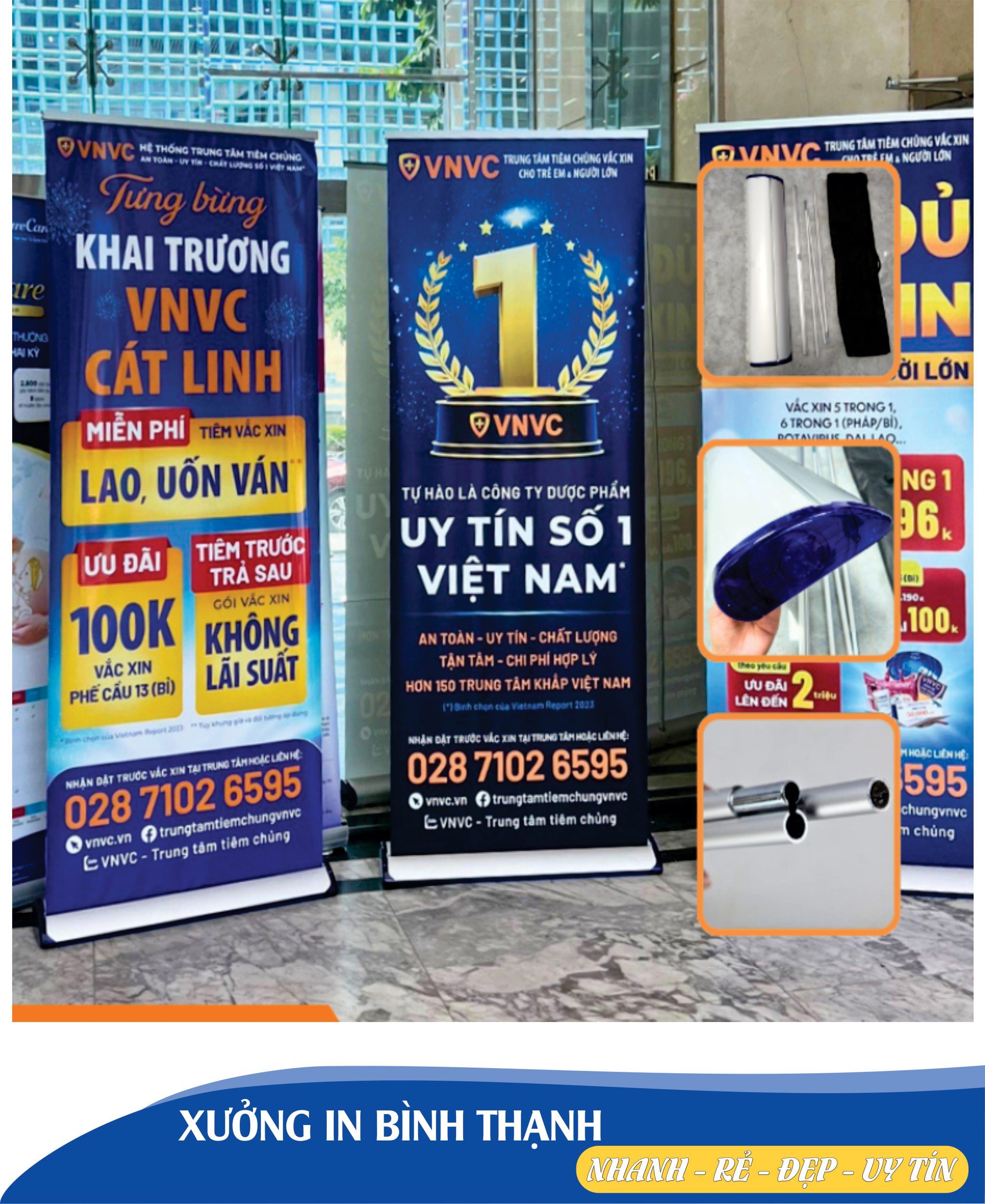 standee cuốn nhôm cao cấp